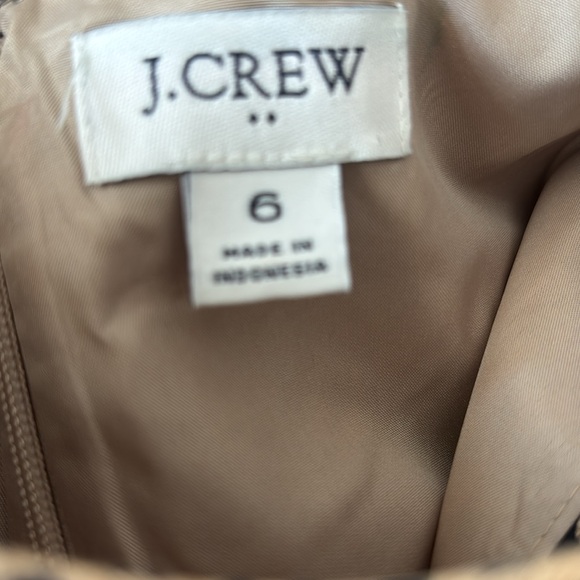 J. Crew size 6 animal print sleeveless dress in excellent condition. - Picture 6 of 7